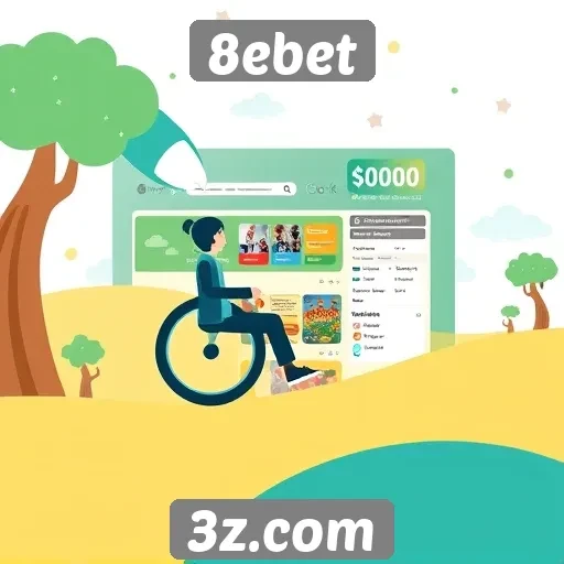 Acessibilidade e usabilidade do site 8ebet