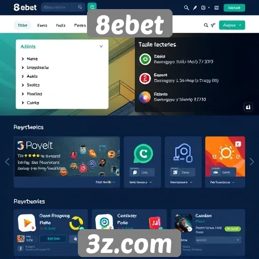 Interface do usuário do 8ebet é intuitiva