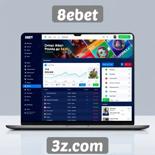 Usabilidade e design da plataforma 8ebet